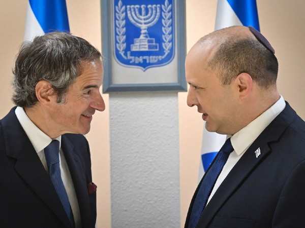 Premierminister Bennett mit IAEO-Generaldirektor Dr. Rafael Grossi in Jerusalem.